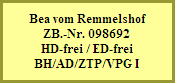 Herbie vom Grntenblick
ZB.-Nr. 109073
HD-frei / ED-frei
BH/AD/ZTP/VPG III